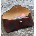 leather glass pouch filling in pen or reading glasses